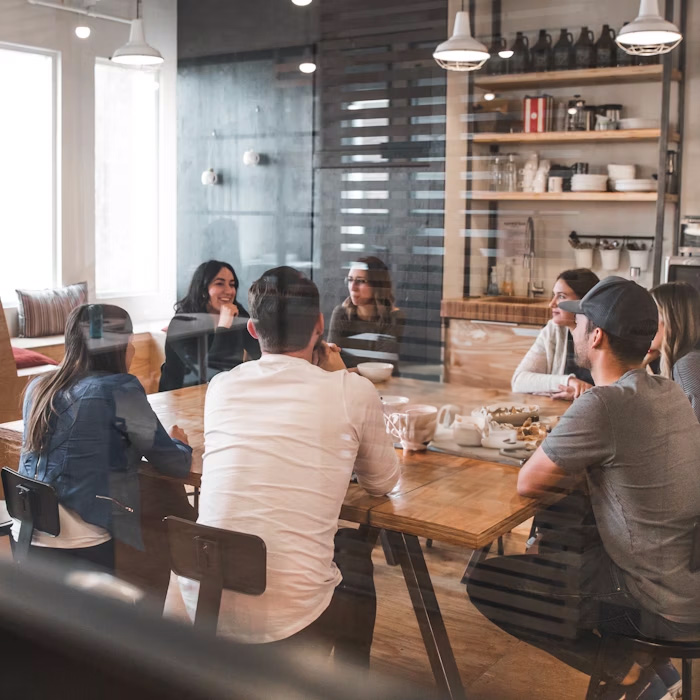 PFT Employees around the table